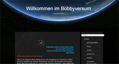 Desktop Screenshot of bobbyversum.de